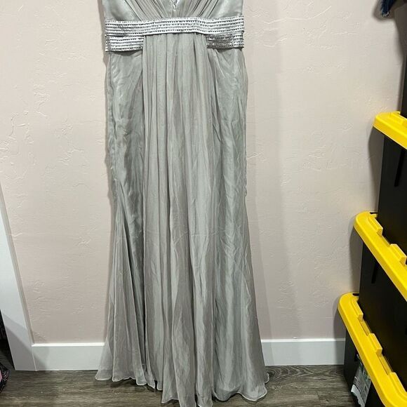 Silver Prom Dress - Picture 7 of 8